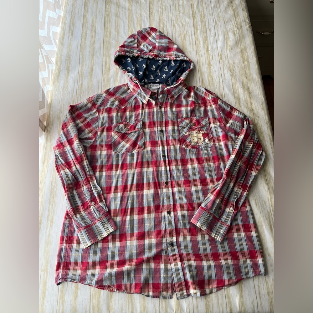 Disney Park Lightweight Mens Jacket with detachable hood
